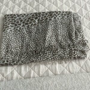 Leopard print scarf